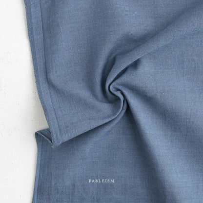 French Blue - Watercolor Wovens - Fableism Supply Co. - Simplifi Fabric