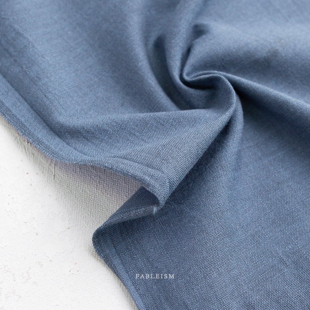 French Blue - Watercolor Wovens - Fableism Supply Co. - Simplifi Fabric