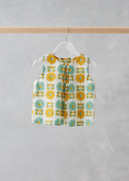 Frida Dress & Swing Top - Kids Paper Sewing Pattern - Two Stitches Patterns - Simplifi Fabric