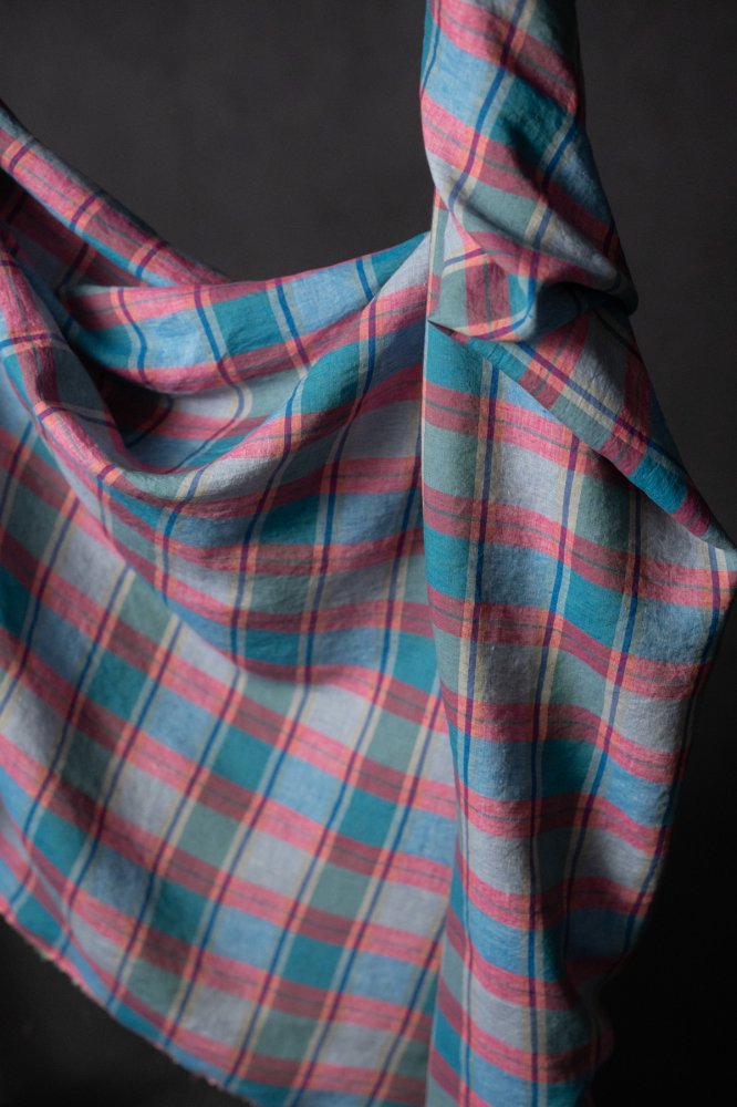 Fruit Cake Check Laundered Linen - European Import - Merchant & Mills - Simplifi Fabric