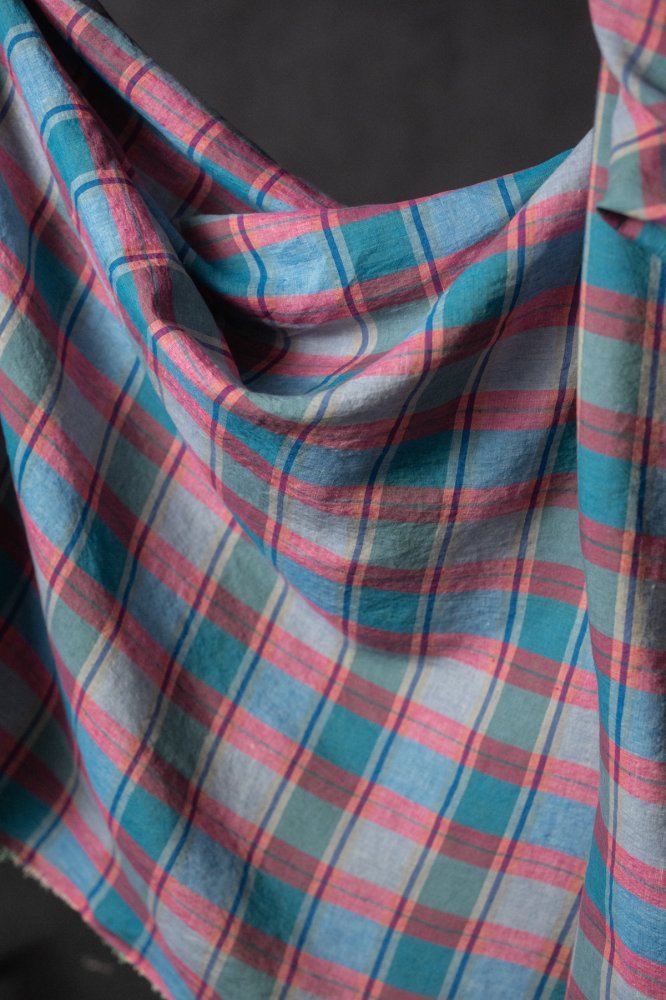 Fruit Cake Check Laundered Linen - European Import - Merchant & Mills - Simplifi Fabric