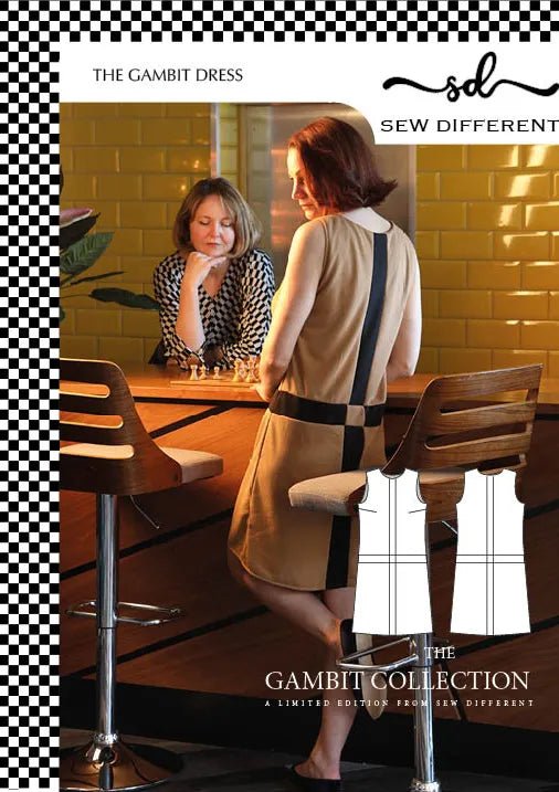 Gambit Dress - Paper Sewing Pattern - Sew Different - Simplifi Fabric
