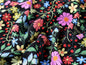 Garden Vine Viscose Twill - Black - Oeko - Tex 100 - Fabric Godmother - Simplifi Fabric