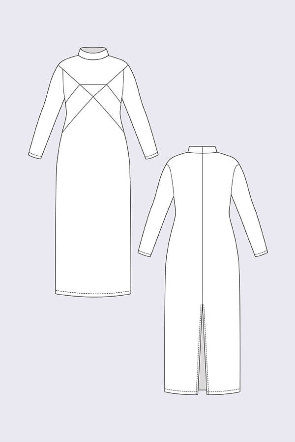 Gemma Sweater + Maxi Dress - Named Clothing - Sewing Pattern - Simplifi Fabric