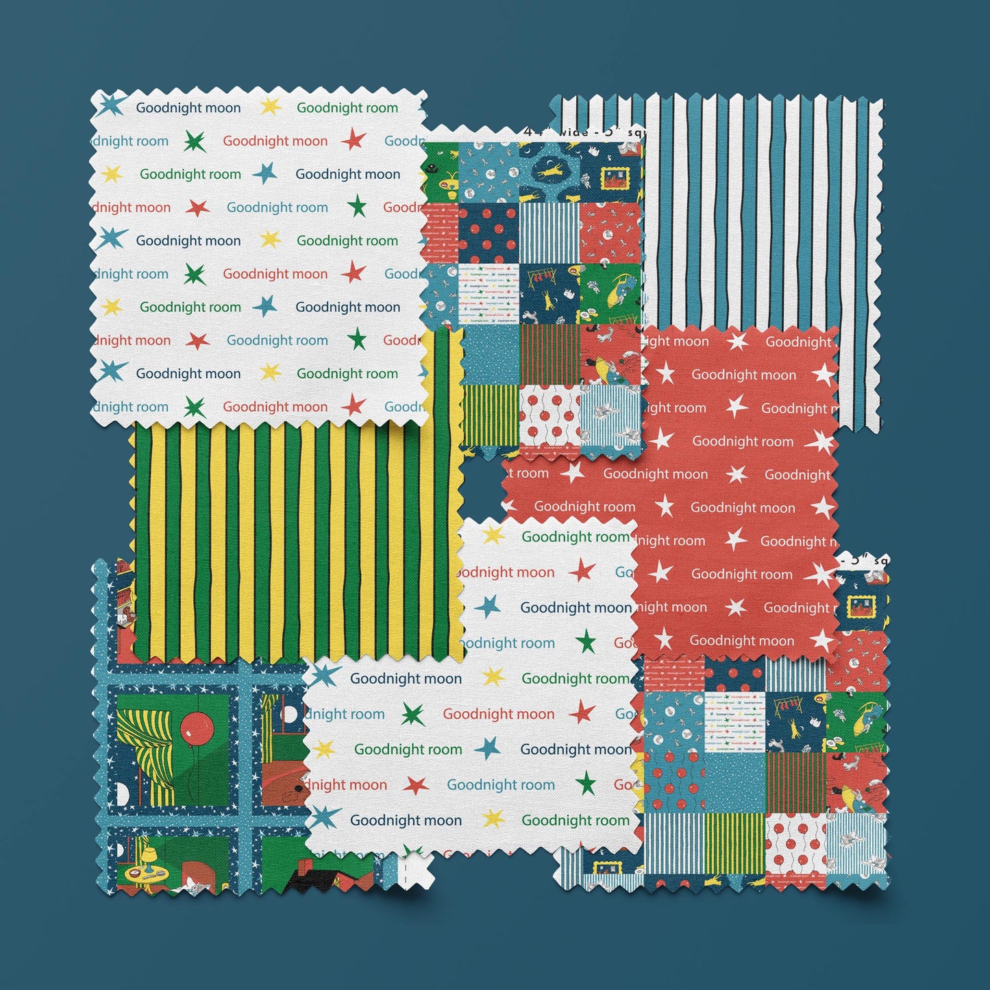 GNM Panel - Goodnight Moon - Margaret Wise Brown - Cloud 9 Fabrics - Poplin (per panel) - Simplifi Fabric