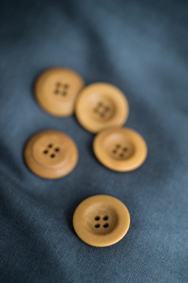 Gold - Corozo Button - Merchant & Mills - 14mm, 18mm, 20mm & 22mm - Simplifi Fabric