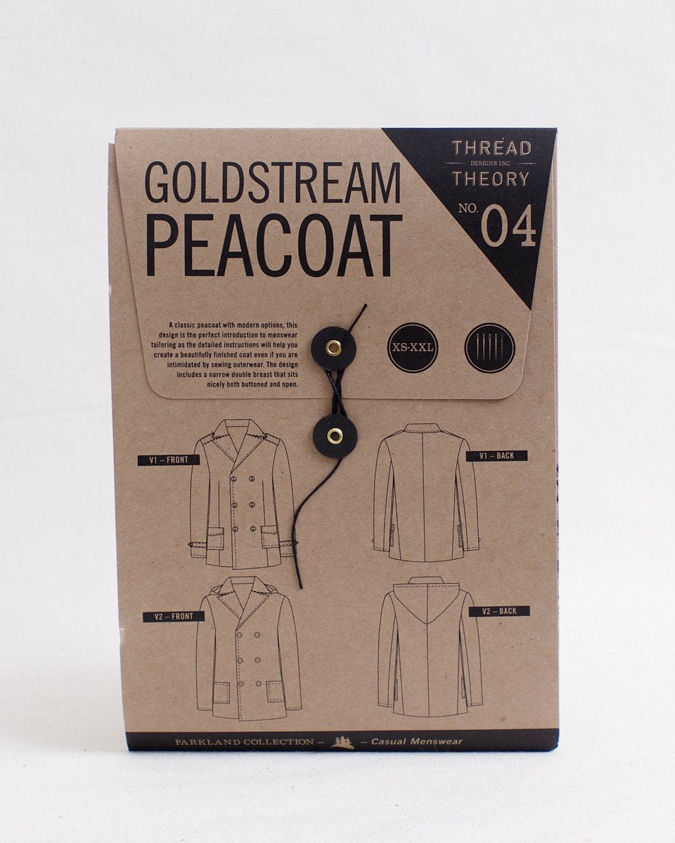 Goldstream Peacoat Pattern - Thread Theory - Simplifi Fabric