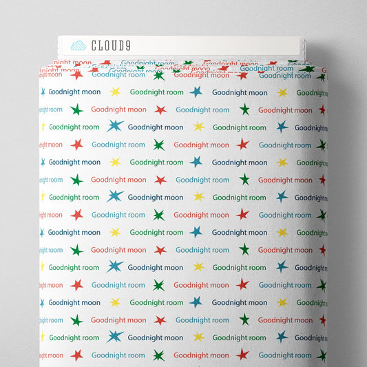 Goodnight Wishes - White/Multi - Goodnight Moon - Margaret Wise Brown - Cloud 9 Fabrics - Poplin - Simplifi Fabric
