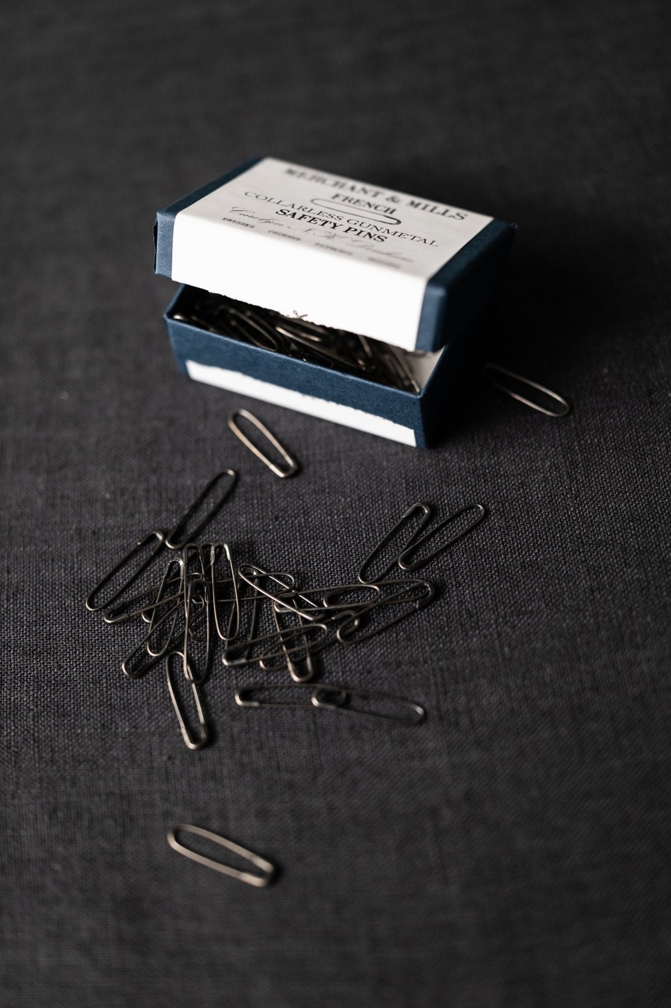 Gun Metal French Safety Pins - Merchant & Mills - Simplifi Fabric