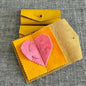 Handmade Needle Wallet - Yellow Leather - Dhurata Davies - Simplifi Fabric