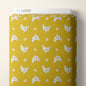 Happy Hens - Gold - Happy Homestead - Samantha Johnson - Cloud 9 Fabrics - Poplin - Simplifi Fabric