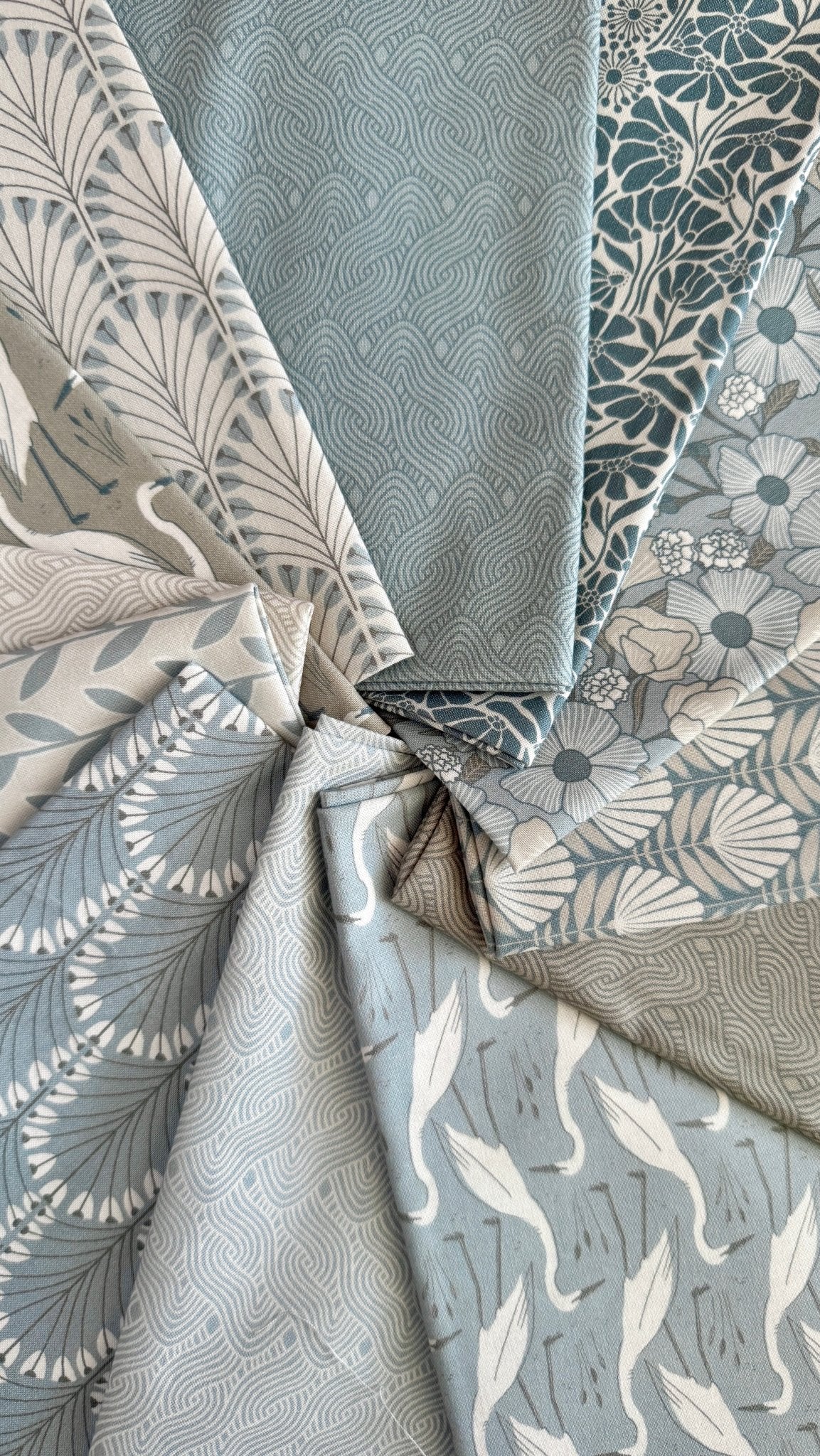 Harry - Blue - Coastal Calm - Amy MacCready - Cloud 9 Fabrics - Poplin - Simplifi Fabric