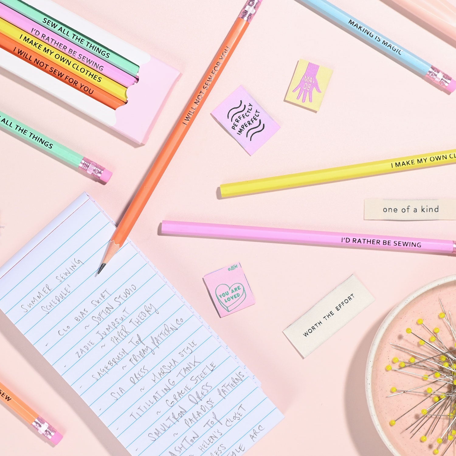 HB Pencils - 6 Pack - Kylie And The Machine - Simplifi Fabric