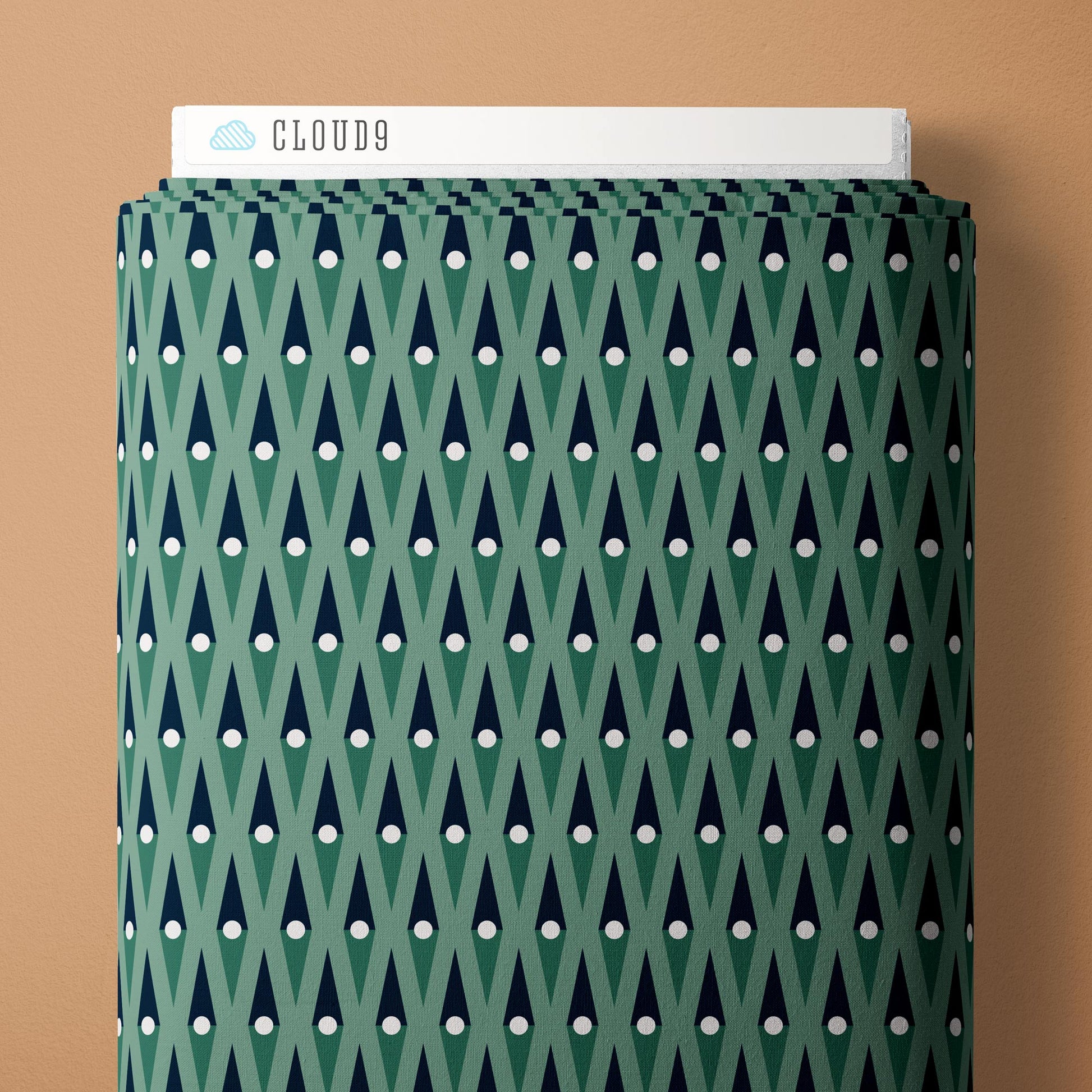 Head North - Green - Backwoods and Boots - Softly Studio - Cloud 9 Fabrics - Poplin - Simplifi Fabric