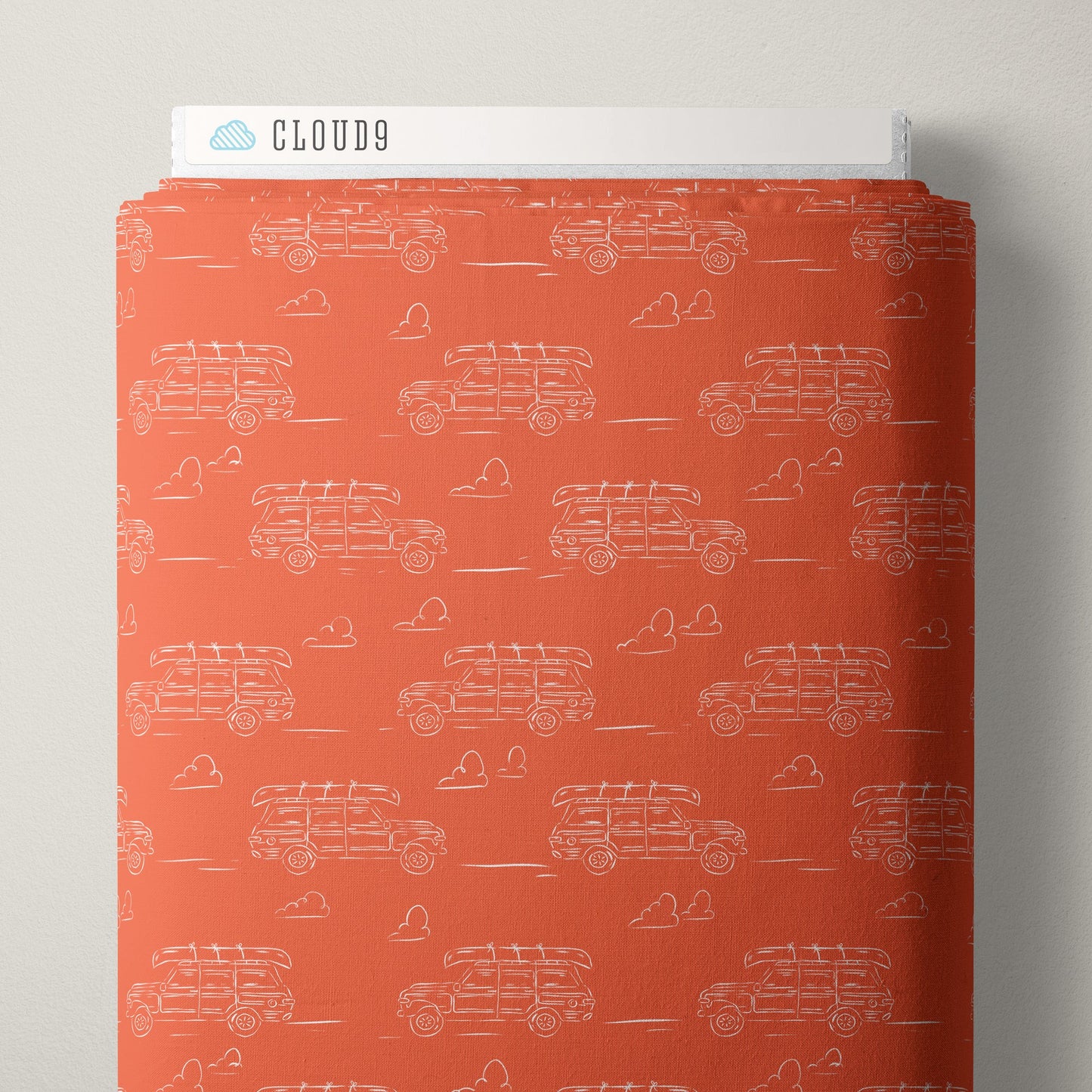 Headed for Adventure - Red - Camp Canine - Krissy Mast - Cloud 9 Fabrics - Poplin - Simplifi Fabric