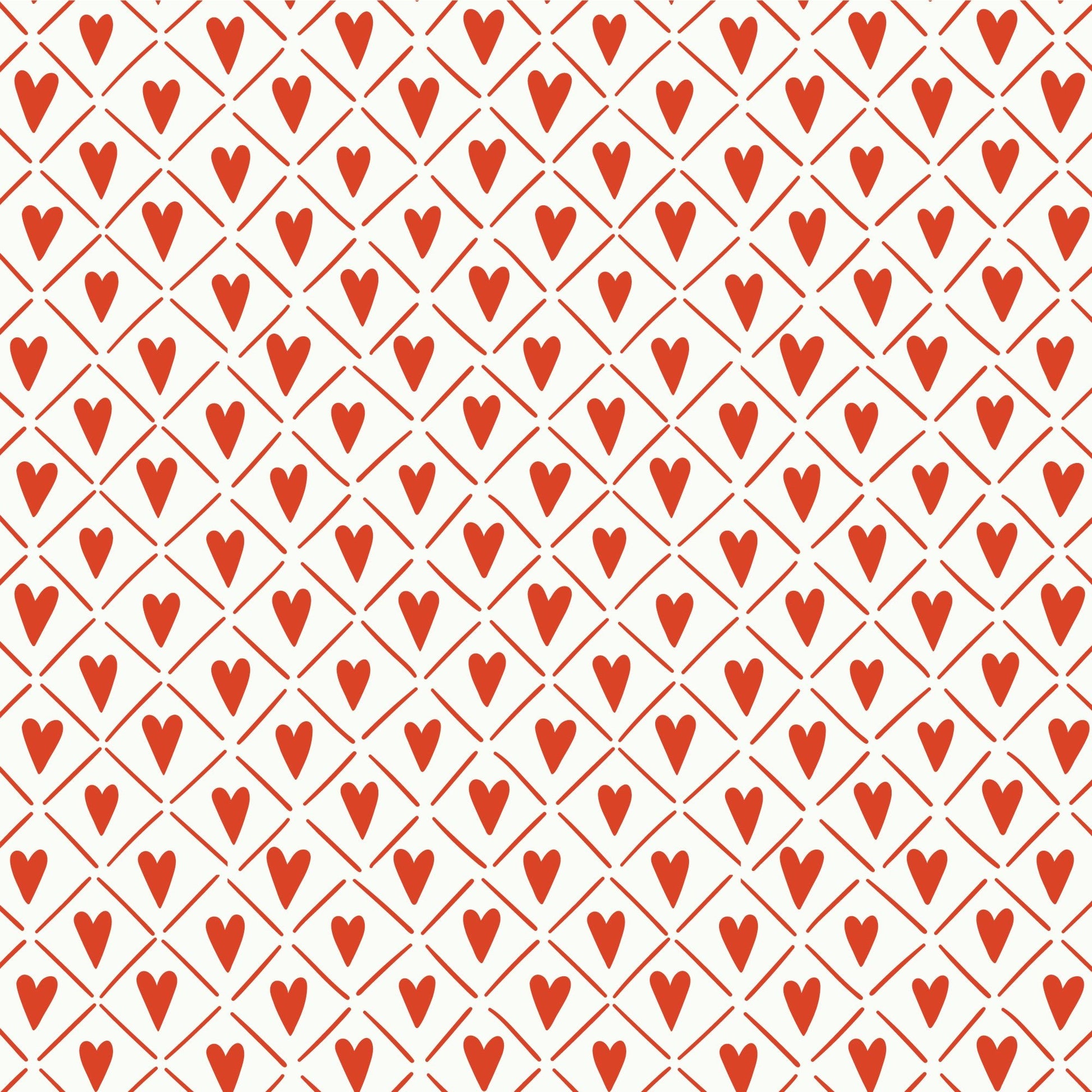 Hearts - About Love - Maria Galybina - Cloud 9 Fabrics - Poplin - Simplifi Fabric