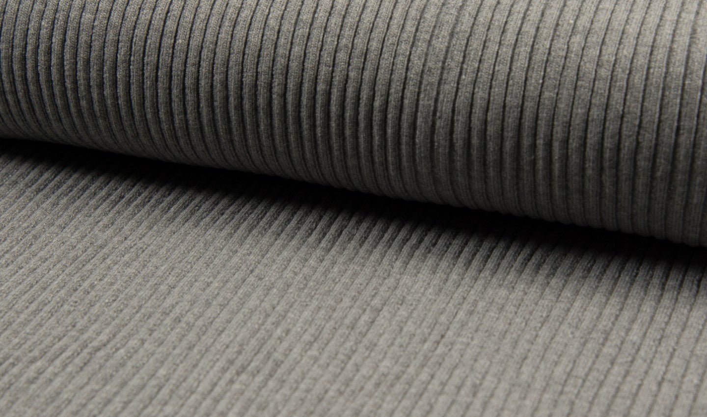 Heavy Rib - European Import - Oeko - Tex® - 065 Mid Grey Melange - Simplifi Fabric