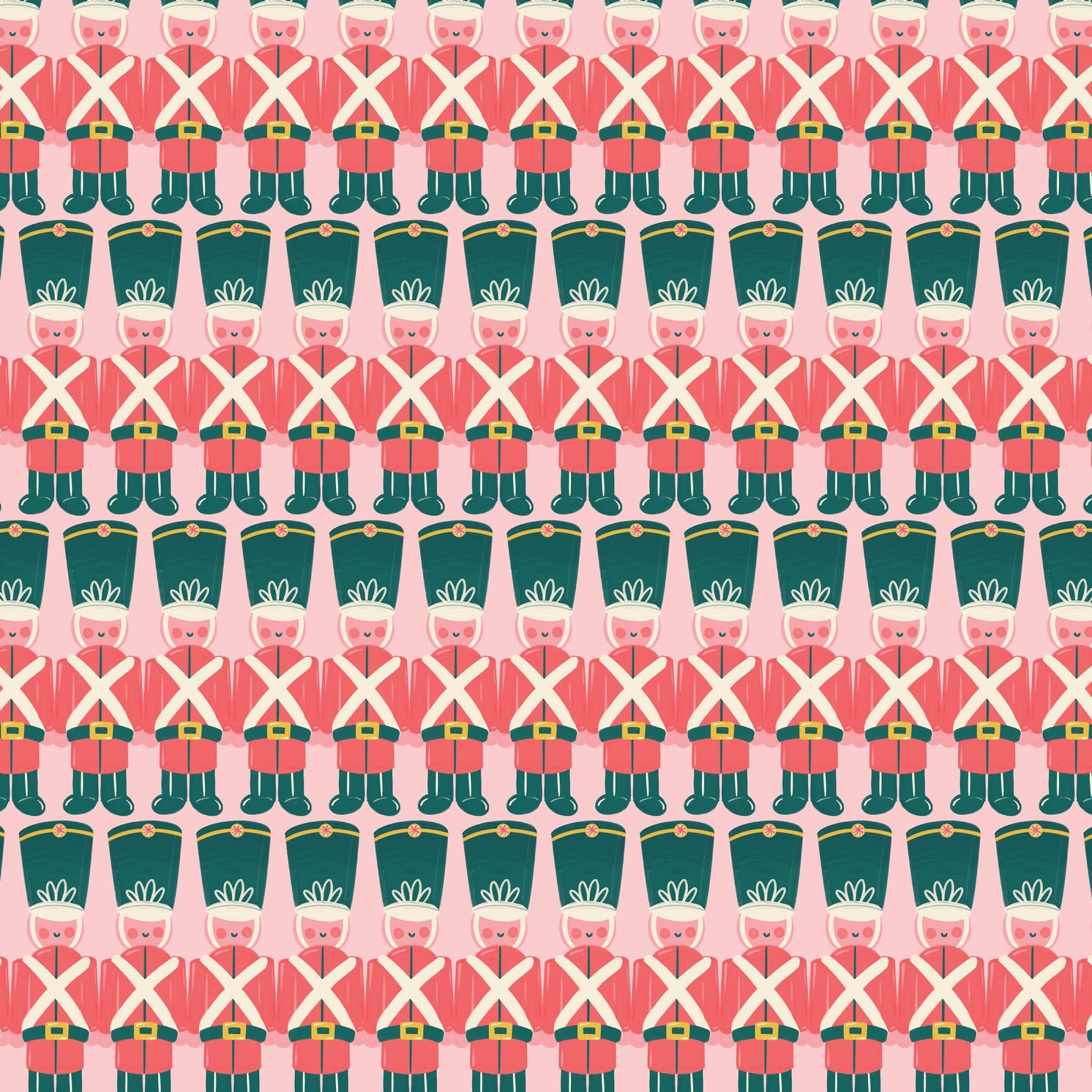 Heirloom Toy Soldiers - Bright Holiday - Charla Pettingill - Cloud 9 Fabrics - Poplin - Simplifi Fabric