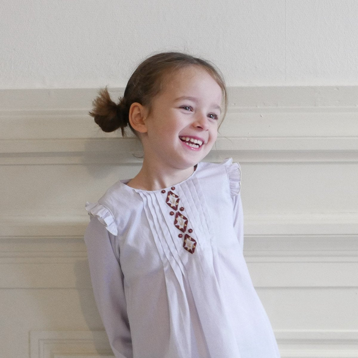 Hellebore Blouse Sewing Pattern - Girl 3/12Y - Ikatee - Simplifi Fabric