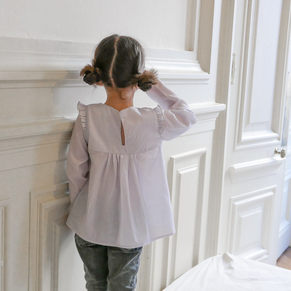 Hellebore Blouse Sewing Pattern - Girl 3/12Y - Ikatee - Simplifi Fabric