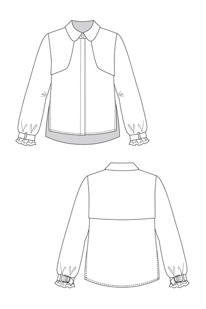 Helmi Trench Blouse & Tunic dress - PDF Pattern - Named Clothing - Simplifi Fabric