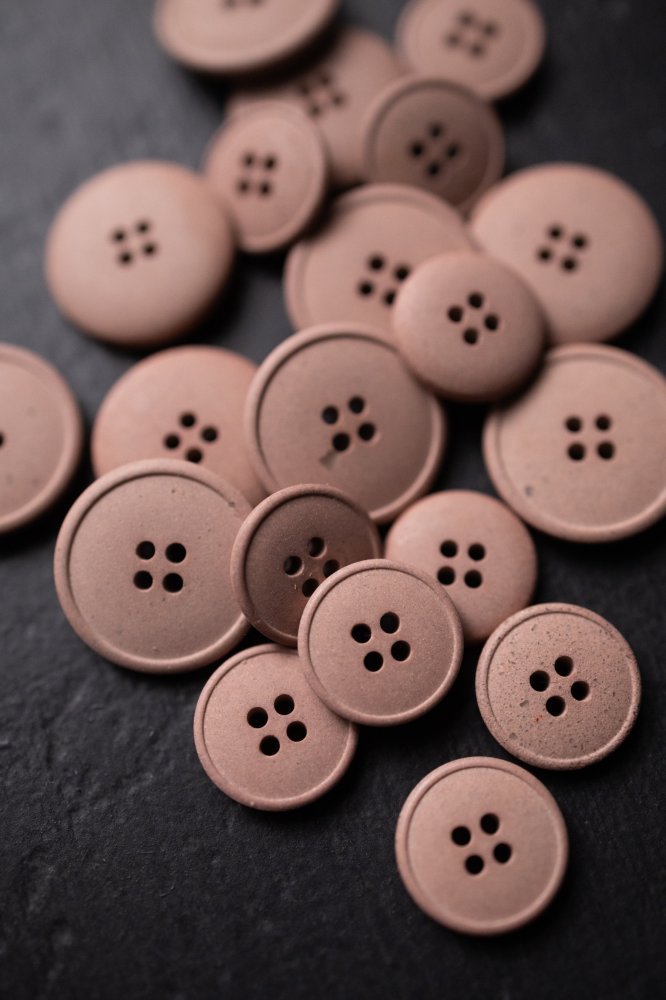 Hemp Button - Various Colors - European Import - Merchant & Mills - 15mm or 20mm - Simplifi Fabric