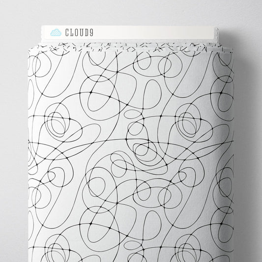 Here And There - Marks Made - Leanne Friedberg - Cloud 9 Fabrics - Poplin - Simplifi Fabric