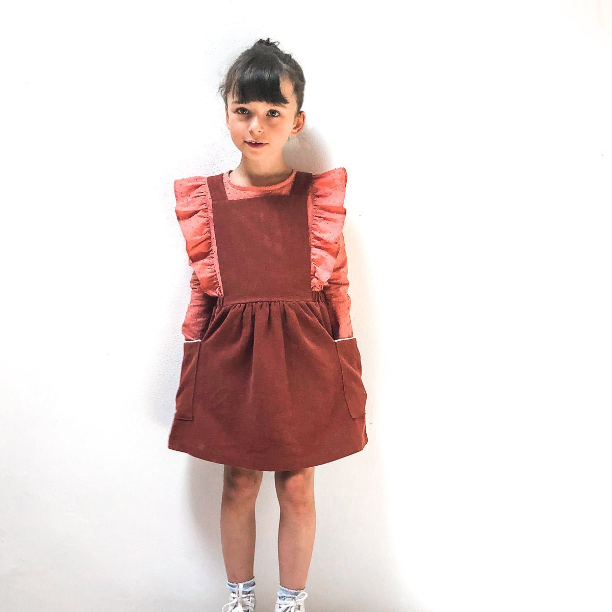 Hibiscus Blouse & T-Shirt Sewing Pattern - Girl 3/12Y - Ikatee - Simplifi Fabric