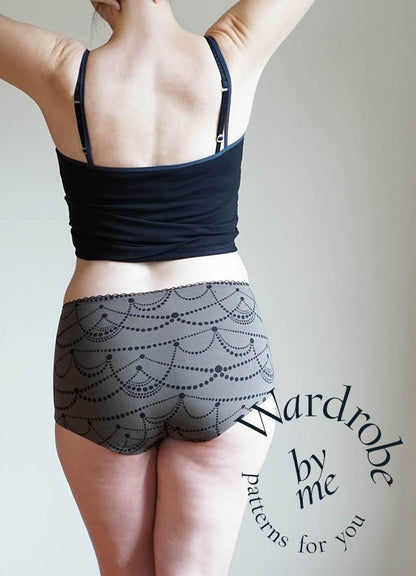 Hipster Underpants Womens Paper Pattern - Wardrobe by Me - Simplifi Fabric