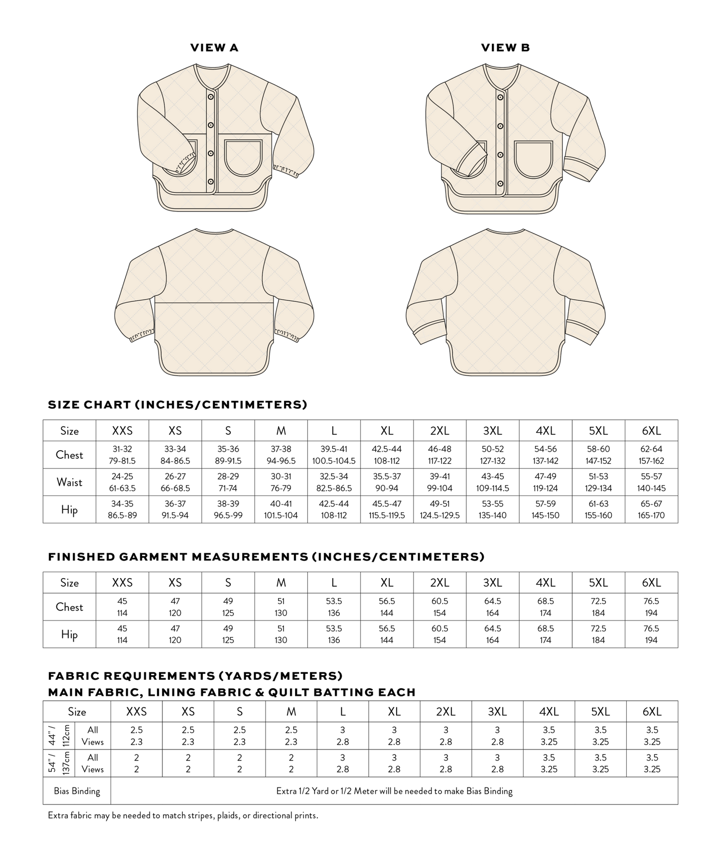 Homebody Quilted Jacket PDF Pattern - Matchy Matchy Sewing Club - Simplifi Fabric