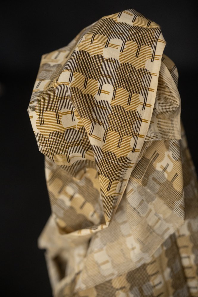 Honey Truffle Indian Block Print Cotton - Merchant & Mills - Simplifi Fabric