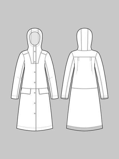 Hoodie Parka Pattern - The Assembly Line - Simplifi Fabric