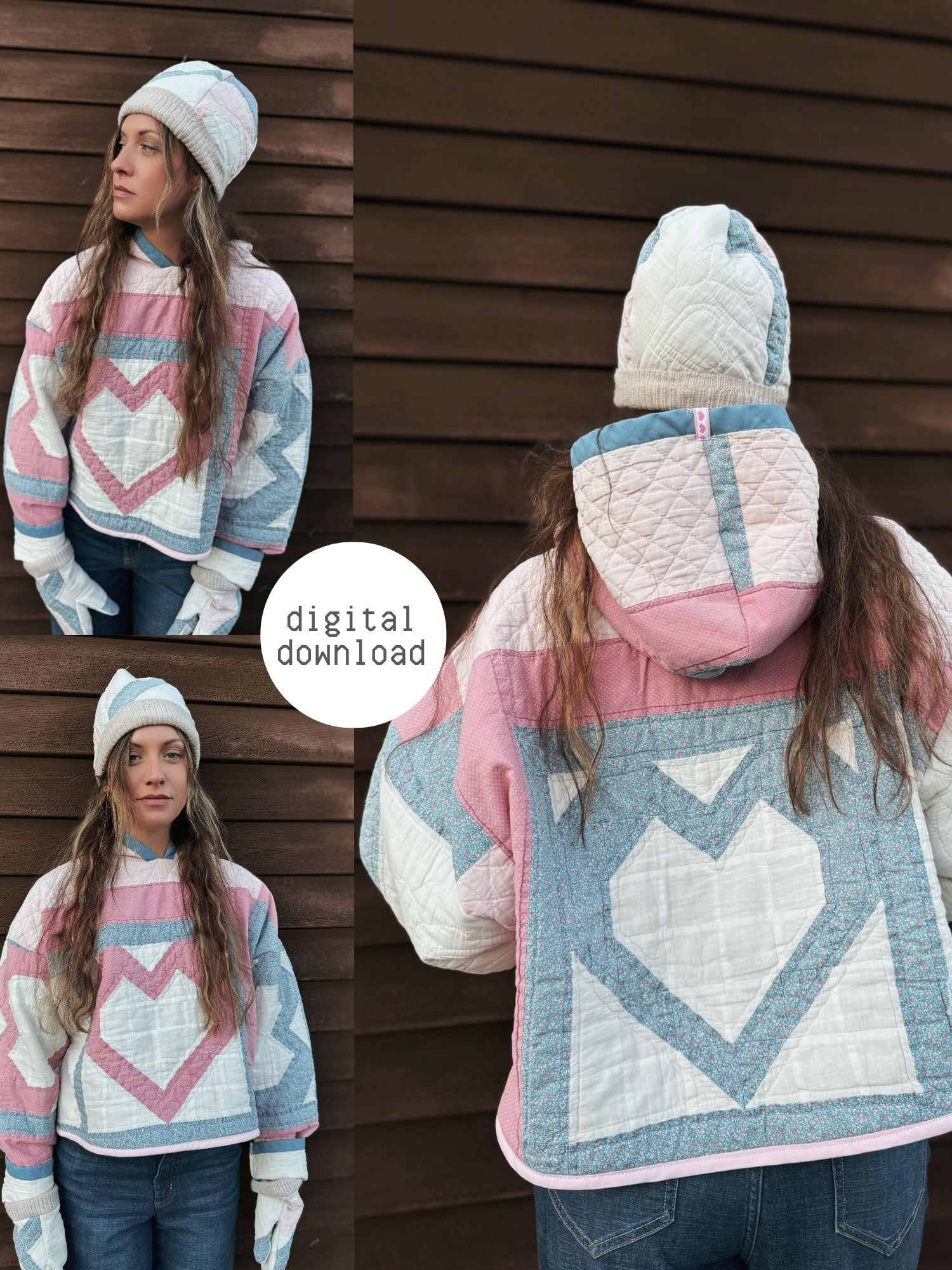 Hoodie - PDF Pattern - Hot Girl Quilting - Simplifi Fabric