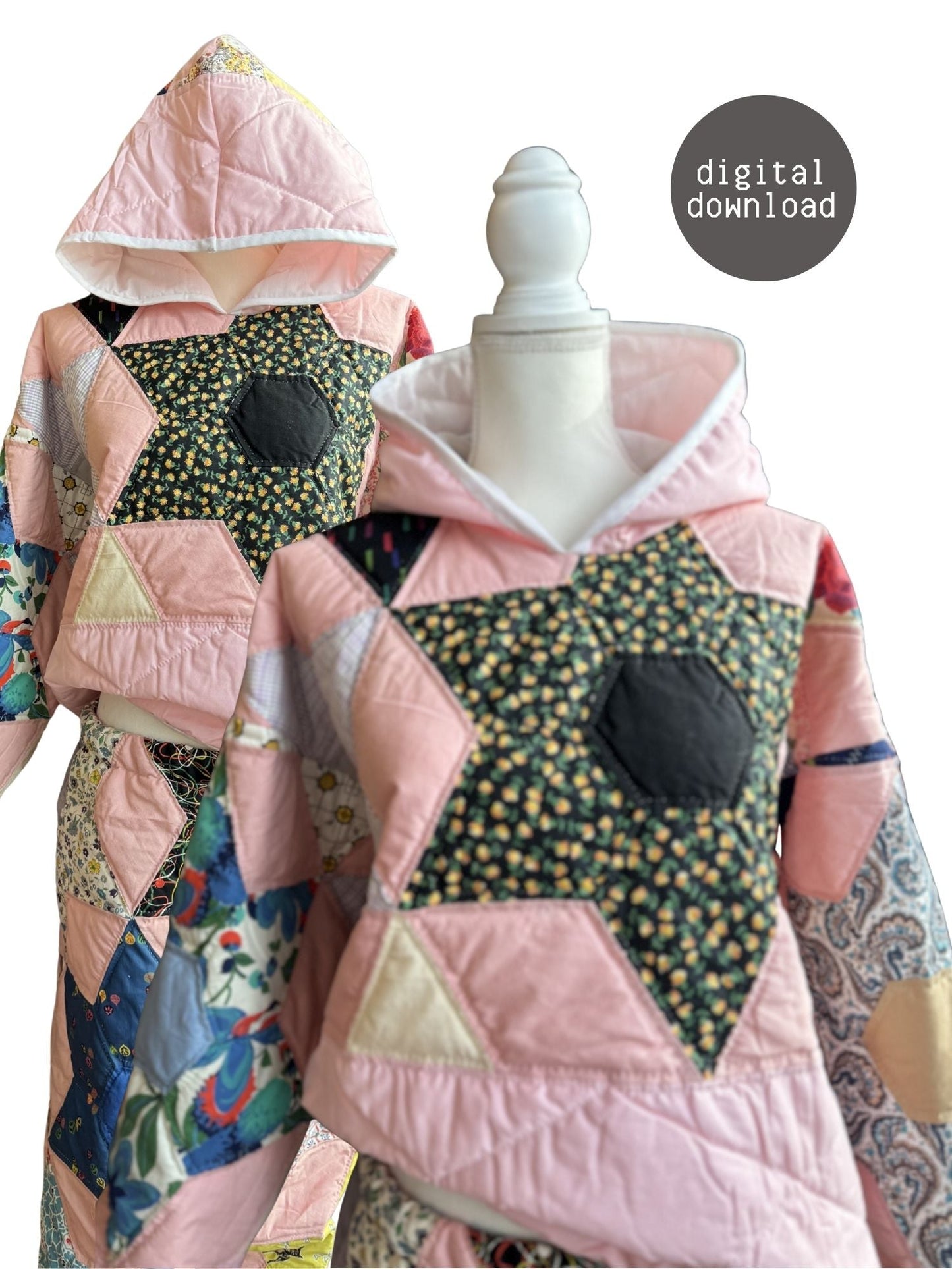 Hoodie - PDF Pattern - Hot Girl Quilting - Simplifi Fabric