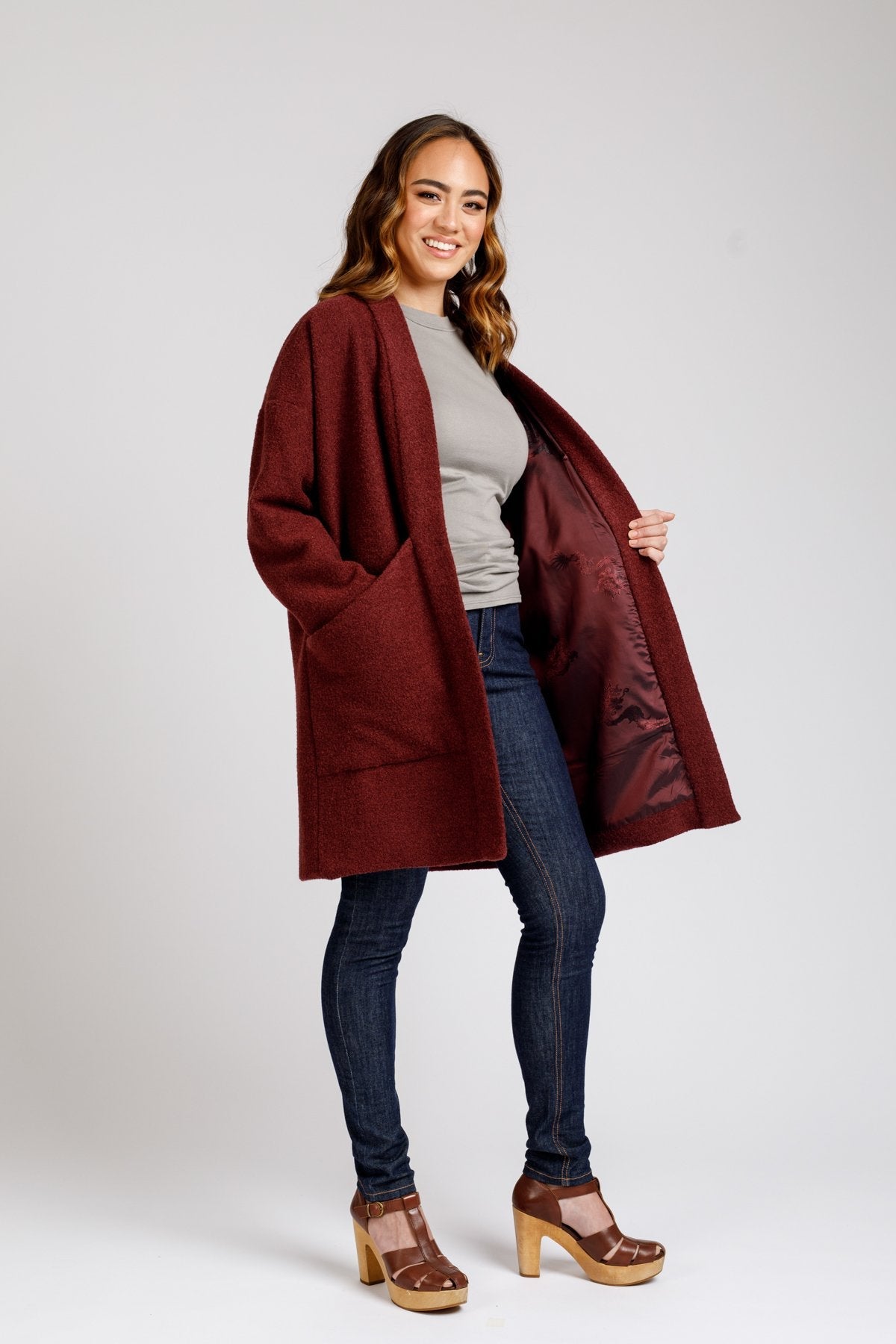 Hovea Jacket & Coat - Megan Nielsen Patterns - Sewing Pattern (2 sizes) - Simplifi Fabric