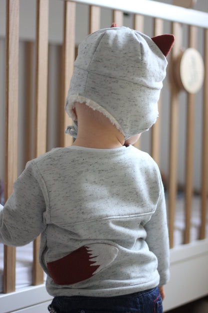 Hugo Sweatshirt & Hat Set Sewing Pattern - Baby 6M/4Y - Ikatee - Simplifi Fabric