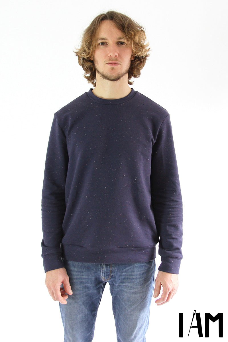 I am APOLLON (Mens) - Classic Sweatshirt Pattern - I AM PATTERNS - Simplifi Fabric