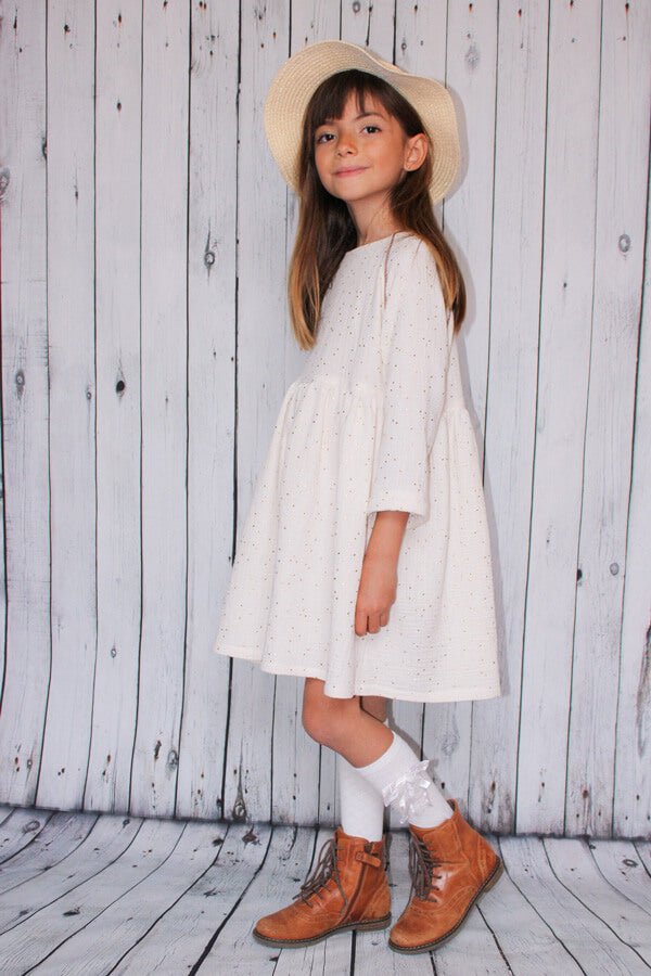 I am CASSIOPEE MINI - Oversized Dress Pattern (Girls 3 - 14Y) - I AM PATTERNS - Simplifi Fabric