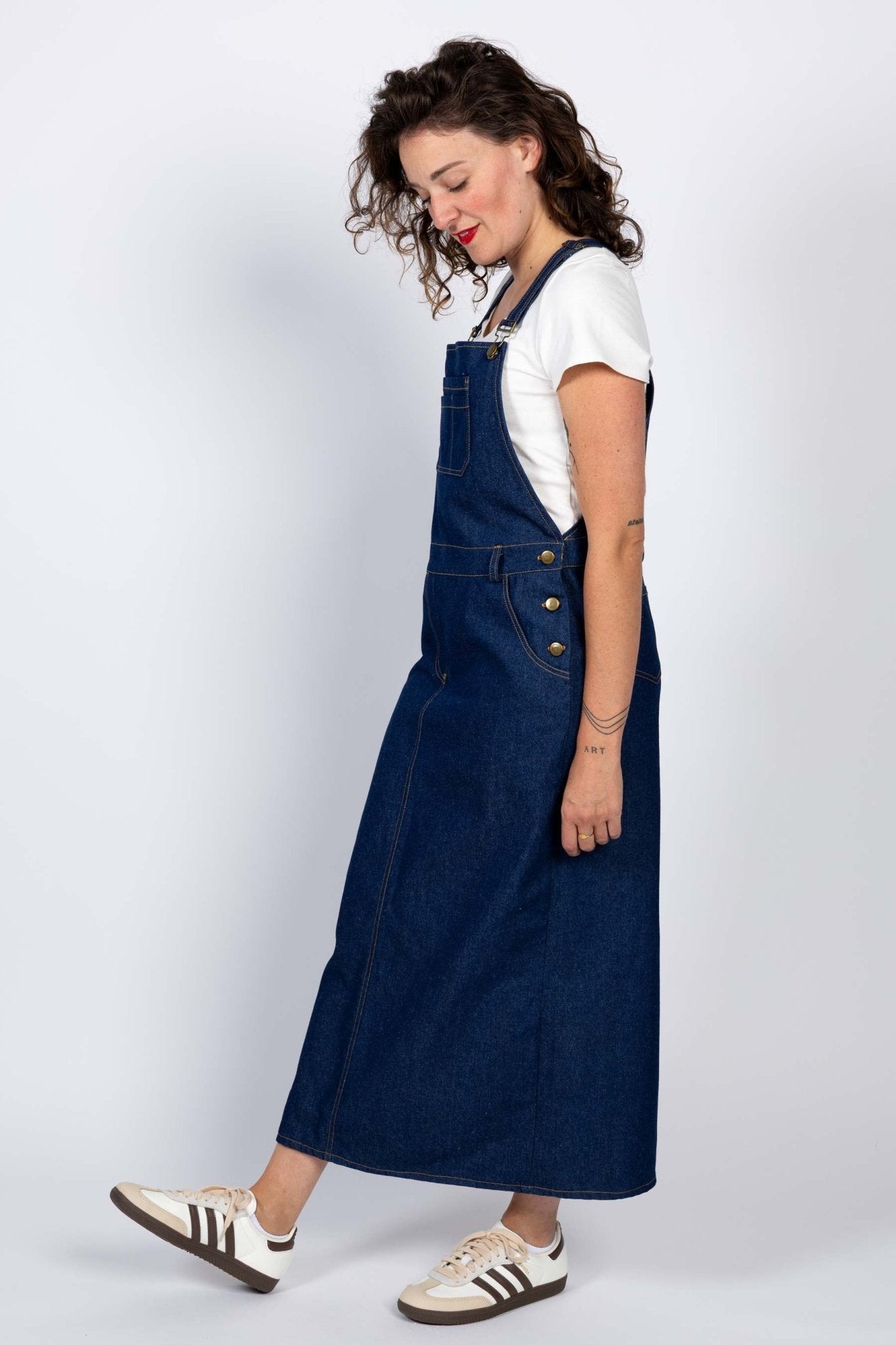 I am CRYSTAL - Pinafore Dress Pattern - I AM PATTERNS - Simplifi Fabric