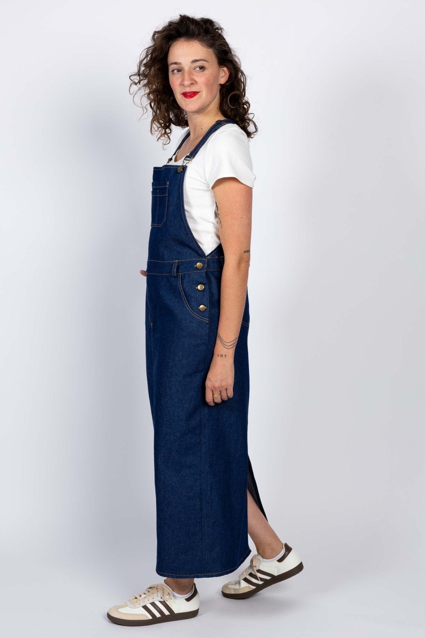 I am CRYSTAL - Pinafore Dress Pattern - I AM PATTERNS - Simplifi Fabric