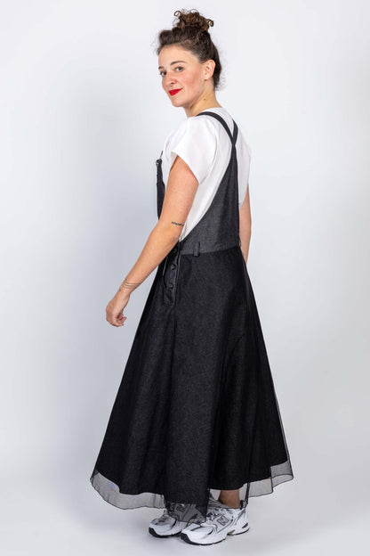 I am CRYSTAL - Pinafore Dress Pattern - I AM PATTERNS - Simplifi Fabric