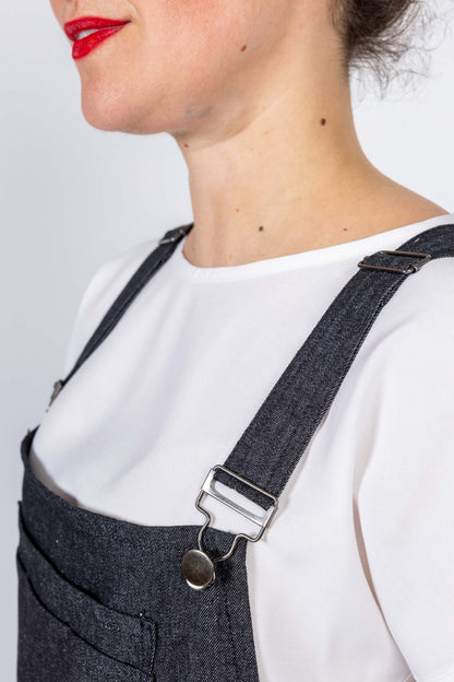 I am CRYSTAL - Pinafore Dress Pattern - I AM PATTERNS - Simplifi Fabric