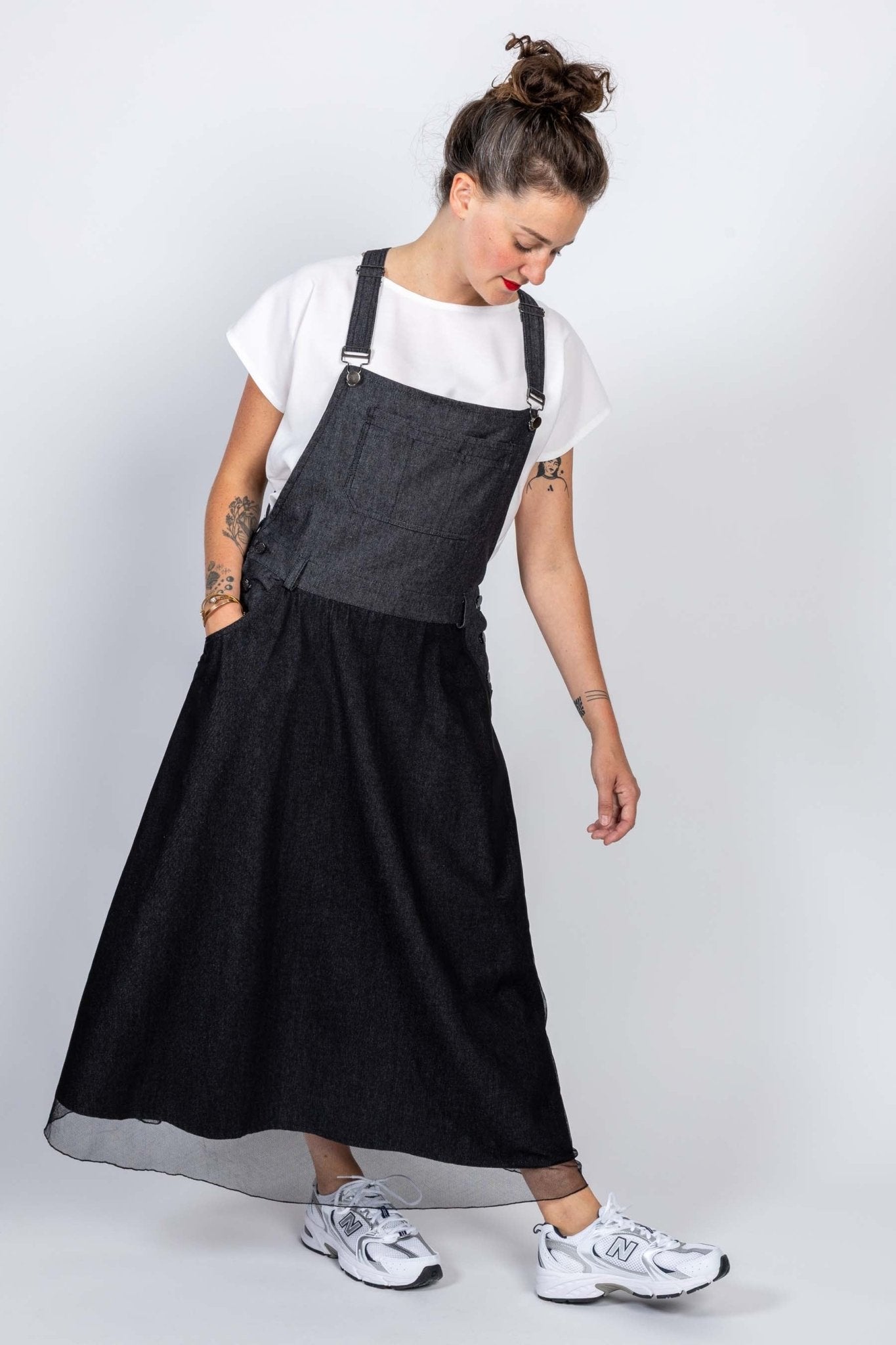 I am CRYSTAL - Pinafore Dress Pattern - I AM PATTERNS - Simplifi Fabric