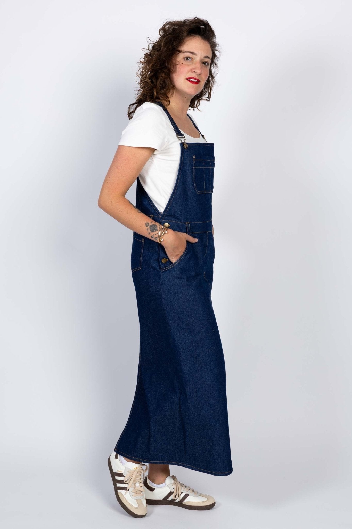 I am CRYSTAL - Pinafore Dress Pattern - I AM PATTERNS - Simplifi Fabric