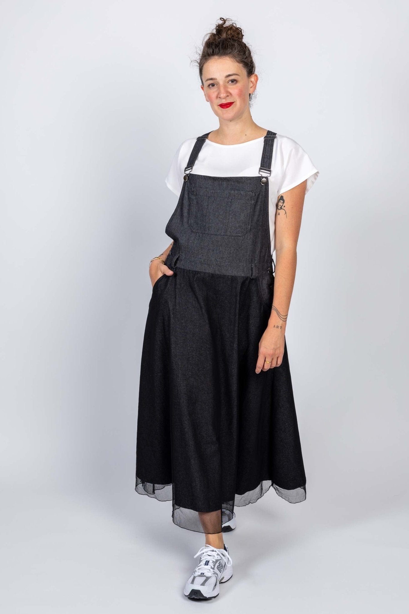 I am CRYSTAL - Pinafore Dress Pattern - I AM PATTERNS - Simplifi Fabric