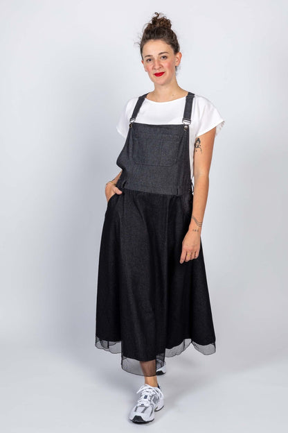I am CRYSTAL - Pinafore Dress Pattern - I AM PATTERNS - Simplifi Fabric