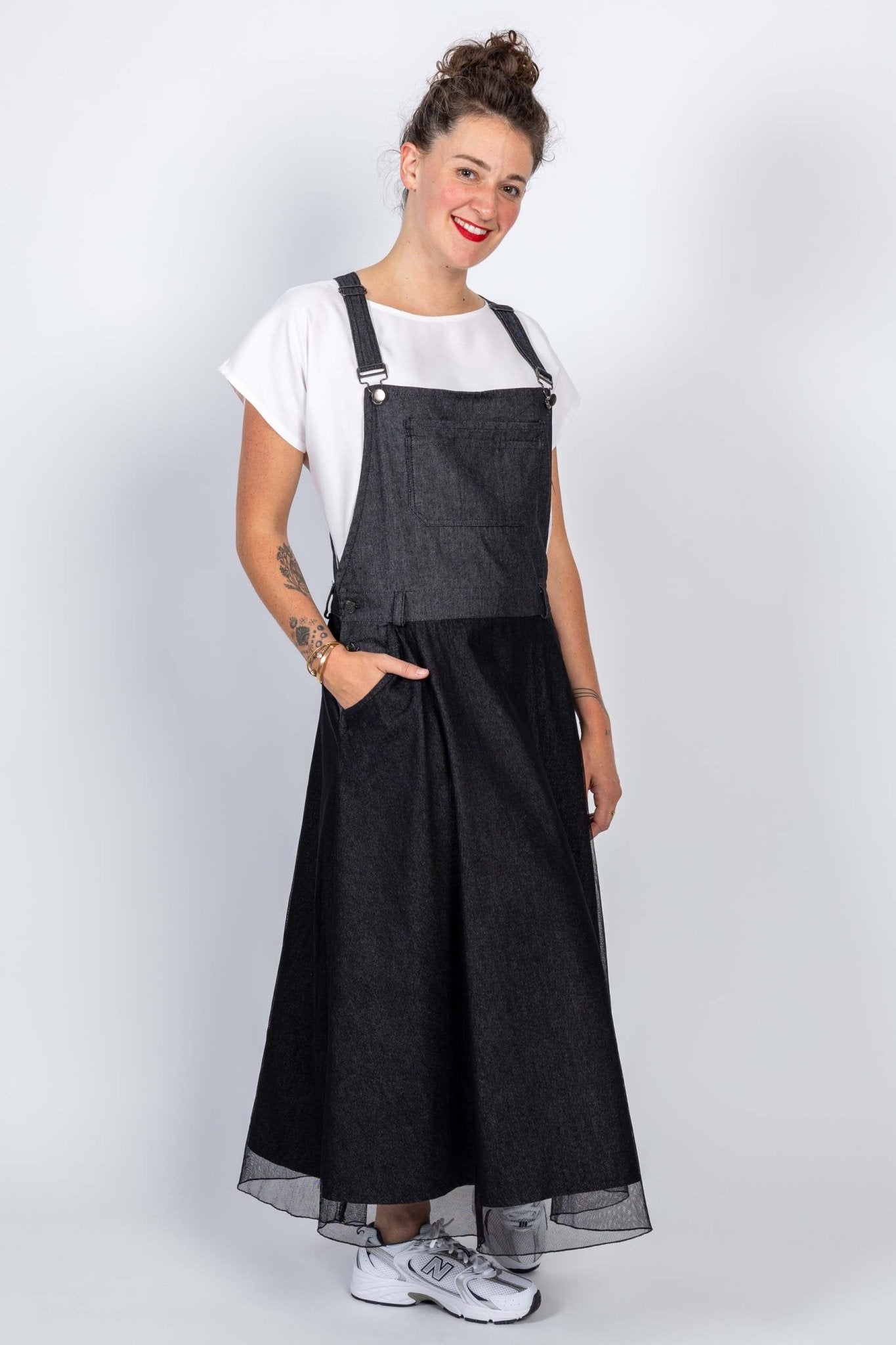 I am CRYSTAL - Pinafore Dress Pattern - I AM PATTERNS - Simplifi Fabric