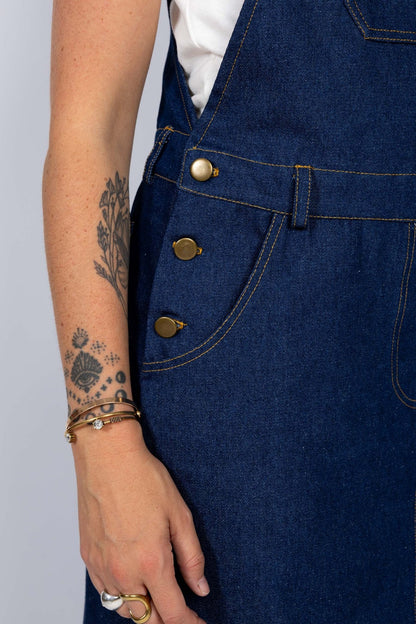 I am CRYSTAL - Pinafore Dress Pattern - I AM PATTERNS - Simplifi Fabric