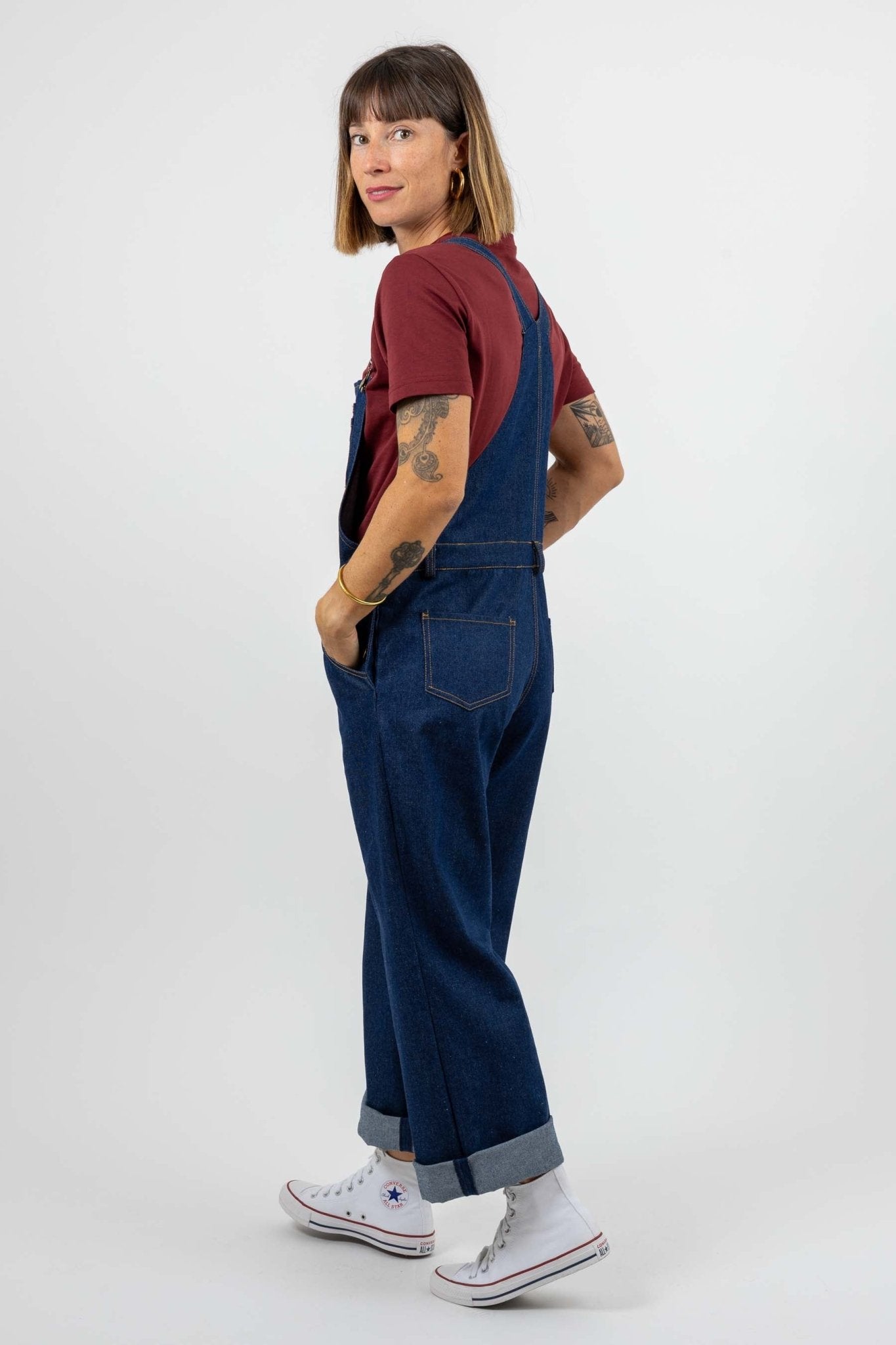 I am DIAMOND - Overalls Pattern - I AM PATTERNS - Simplifi Fabric