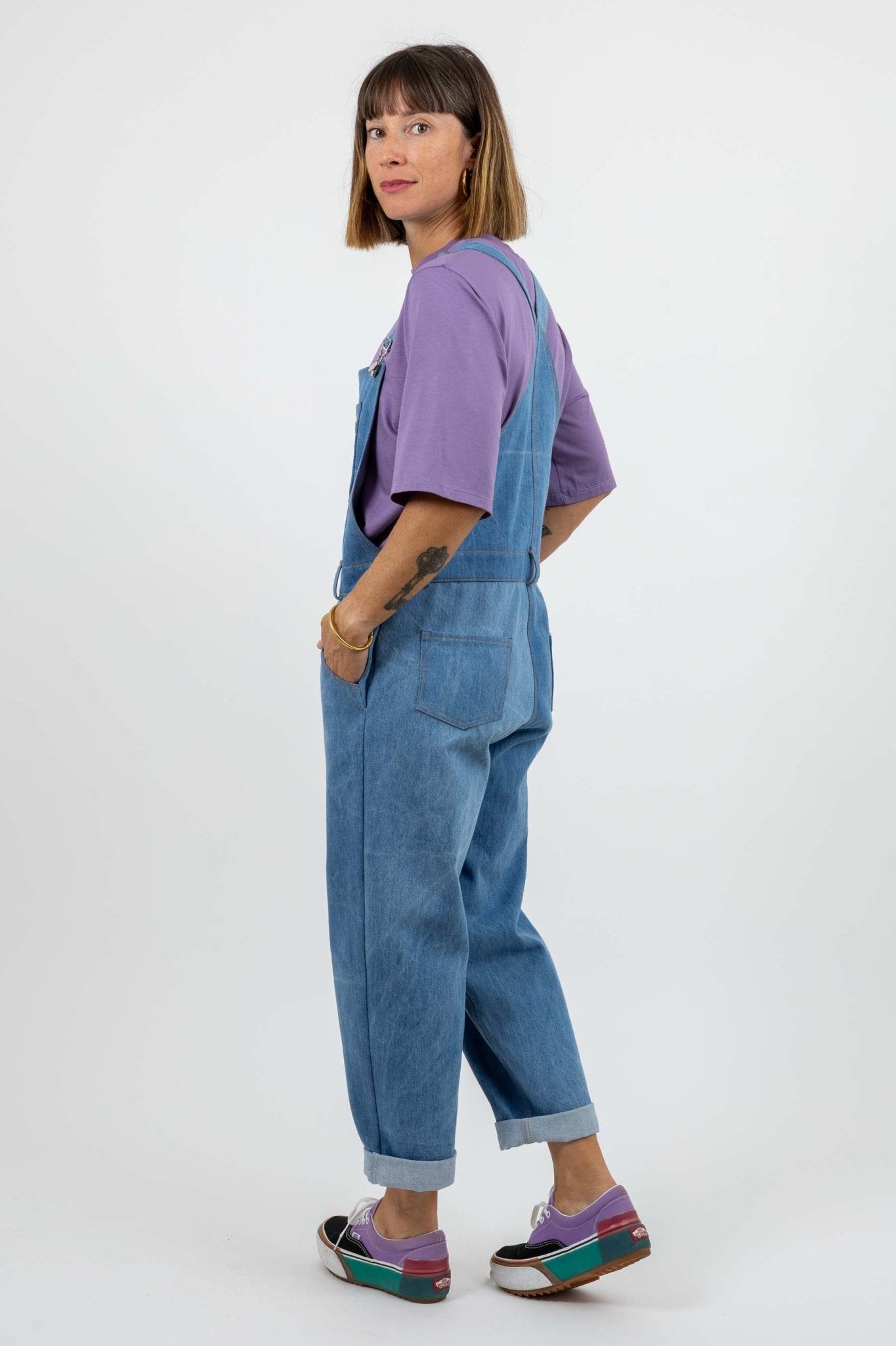 I am DIAMOND - Overalls Pattern - I AM PATTERNS - Simplifi Fabric